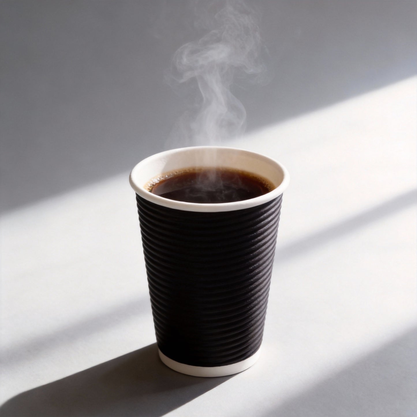 Wholesale Corrugated Coffee Cups Double Wall Thickened Disposable with Lids Anti-scalding for Commercial Hot Drinks & Milk Tea