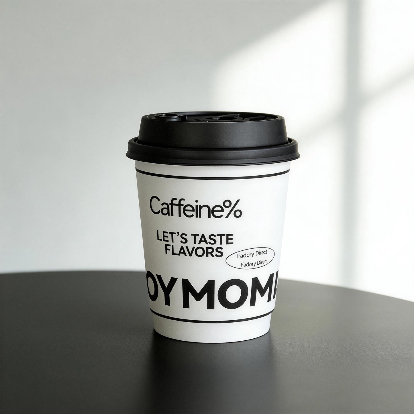 Factory Direct Paper Cup - Disposable Double-layer Universal Cup With Lid for Commercial Takeaway Hot & Cold Drinks Coffee