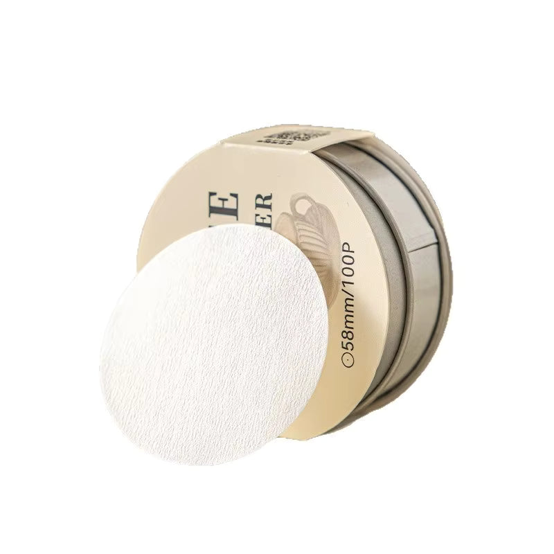 Round Drip Coffee Filter Bag, Disposable Paper, Single Serve, for Home Office Travel, 100 Pcs