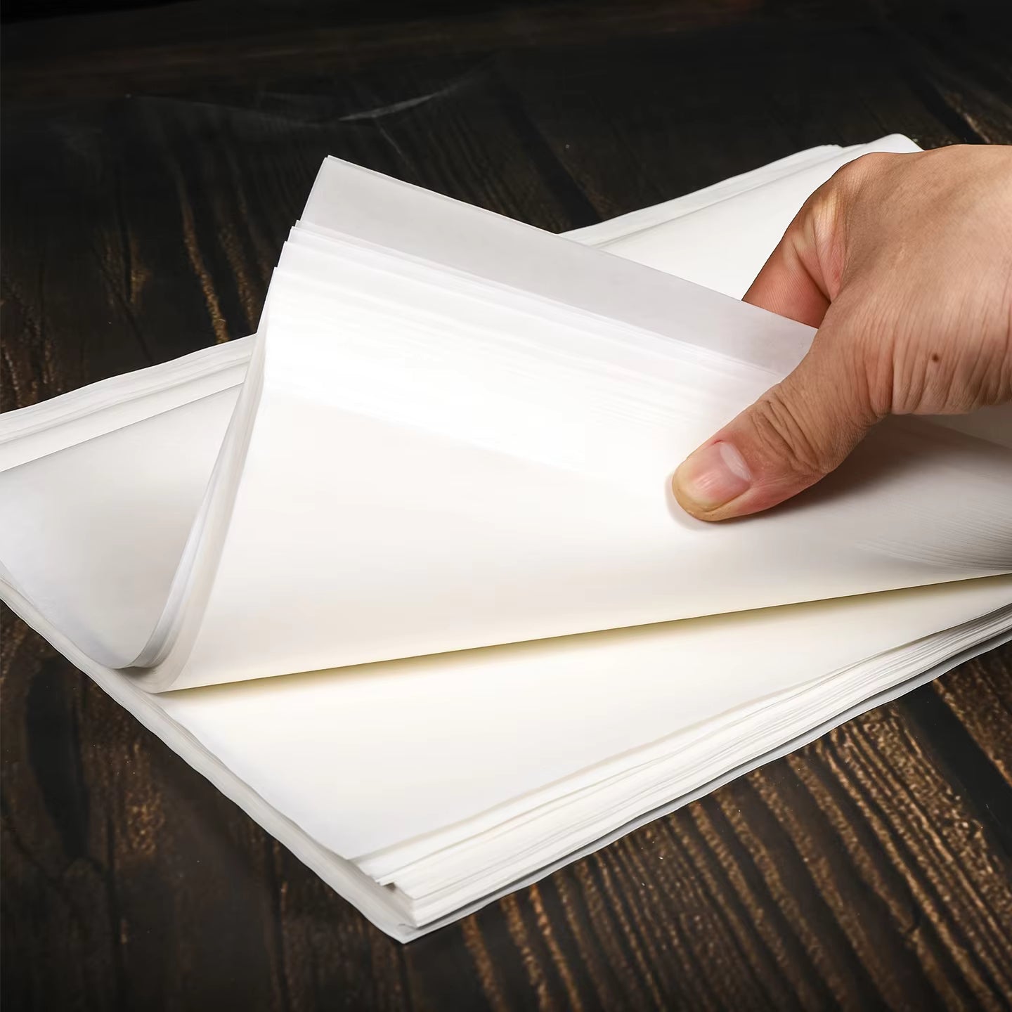 Silicone Baking Paper Sheets 16x24in, Non-Stick & Reusable, for Large Baking Trays, 100 Sheets/Pack, Wholesale