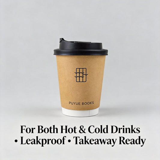 8-22oz Double Wall Kraft Paper Cups Disposable Thickened Custom Logo for Milk Tea Coffee Packaging Wholesale
