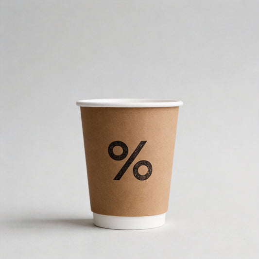 Wholesale Double Wall Thickened Kraft Paper Cup Disposable with Lids Customizable Logo for Hot Drinks Takeaway Milk Tea & Coffee