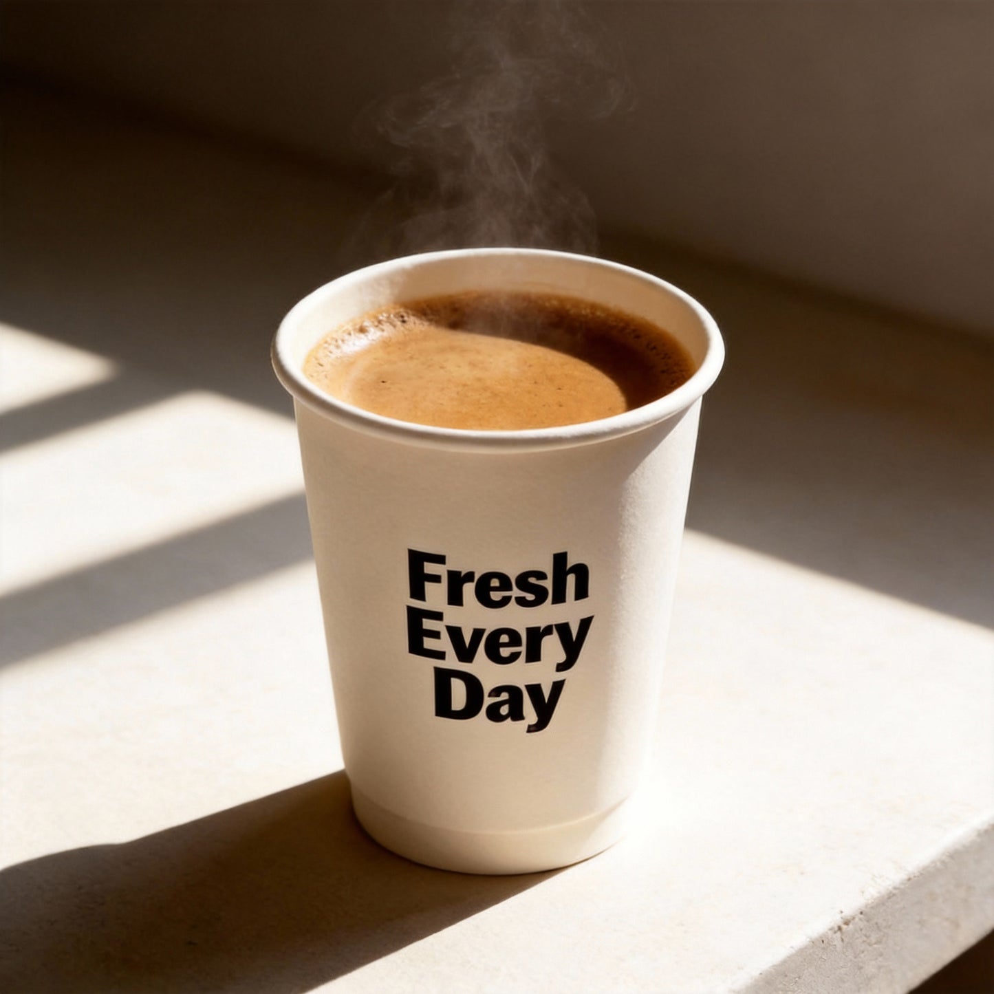 Custom Logo Printing Paper Coffee Cups Disposable Thickened Double-layer Hollow Heat-resistant for Coffee & Milk Tea