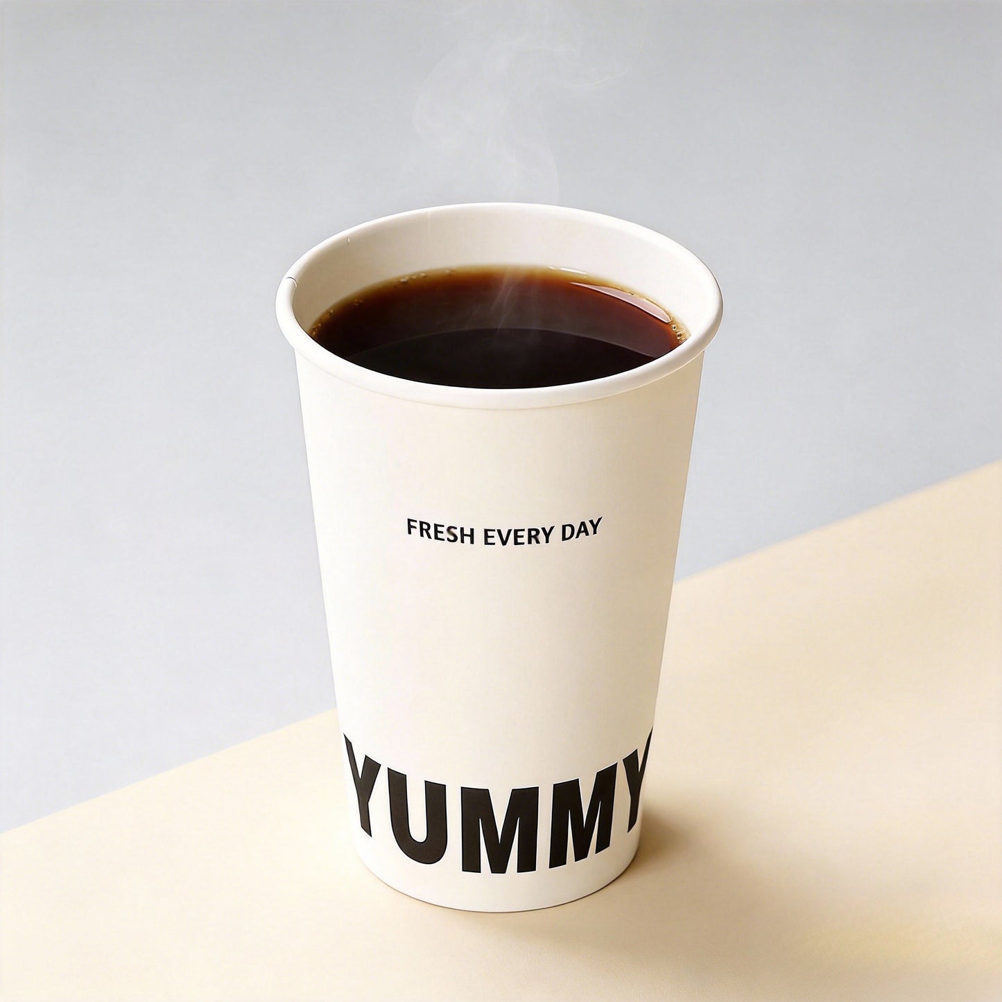 Hot-selling New Disposable Food Grade Paper Cups with Print with Lid Commercial Takeaway for Coffee & Milk Tea