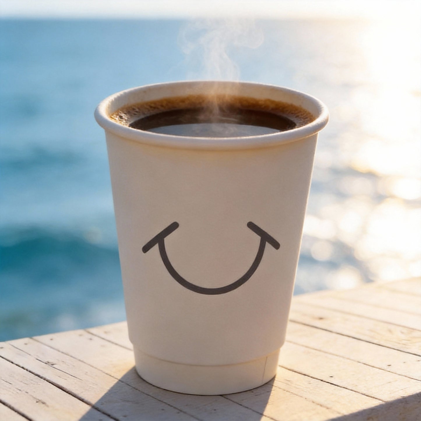 Custom Double-Layer Paper Cups Disposable Thickened Hollow High-Temperature Resistant for Coffee & Milk Tea Commercial Use