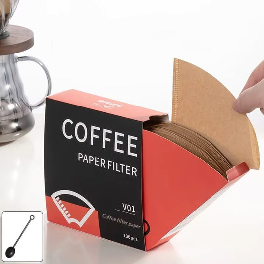 Cone Coffee Filters Size 2, Natural Unbleached, Biodegradable & Compostable, for Eco Cafes