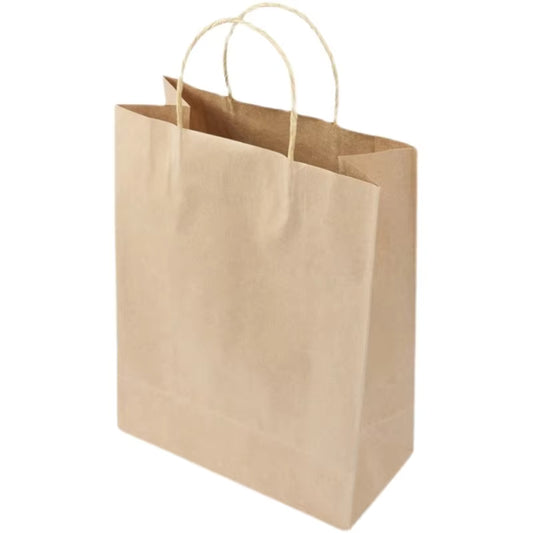 Kraft Paper Bags, Brown Paper Shopping Bags with Twisted Handles, Eco Friendly, for Boutique and Takeaway
