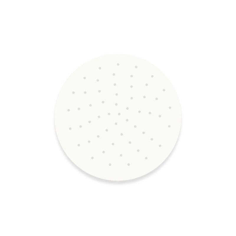 Steamer Paper, 14cm Round, Perforated for Even Steaming, for Dim Sum, 500 Sheets