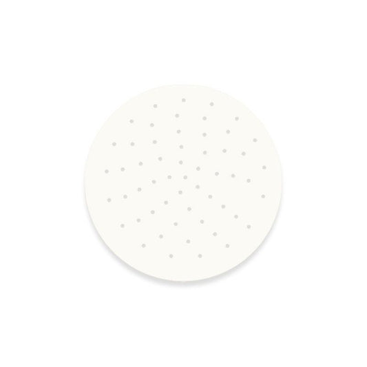 Steamer Paper, 14cm Round, Perforated for Even Steaming, for Dim Sum, 500 Sheets