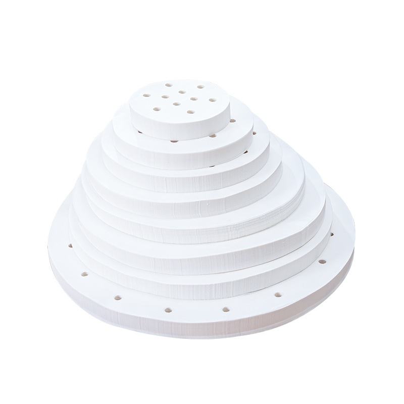 Steamer Paper Sheets, 14cm Round, Perforated & Food Grade, for Bamboo Steamer & Dim Sum, 400 Sheets/Pack