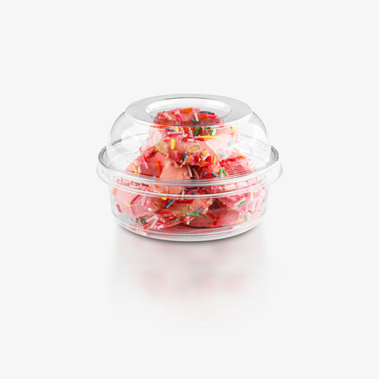 Disposable Plastic Bowl Deli Container for Fresh Fruit Ice Cream and Yogurt Containers Cupcake Bulk Transparent Dessert Cups