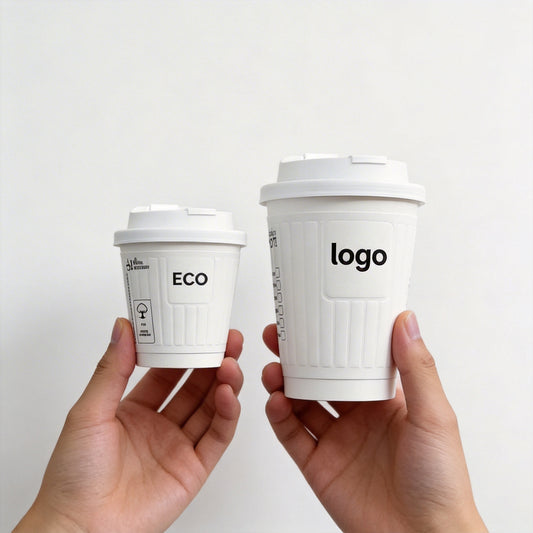 Double-Wall Concave-convex Paper Cup Wholesale High-end Customized for Coffee Milk Tea Commercial Takeaway Hot Drinks