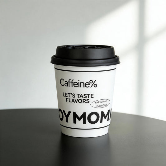 Factory Direct Paper Cup - Disposable Double-layer Universal Cup With Lid for Commercial Takeaway Hot & Cold Drinks Coffee