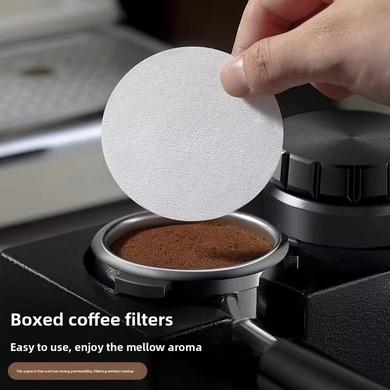 Round Coffee Filters, Disposable Paper, for Pour Over & Drip Coffee, 100 Count
