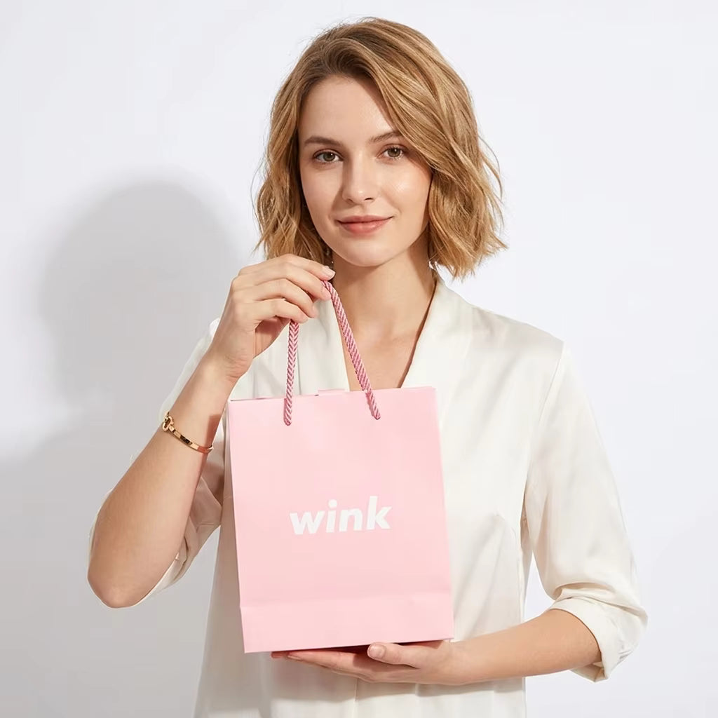 Custom White Cardboard Bags with Silver Foil Logo, 250gsm Paper Shopping Bags for Bridal and Party Favors