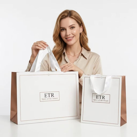 Small White Cardboard Gift Bags, 8x4x10 Inch White Paper Shopping Bags with Handles for Jewelry and Small Gifts