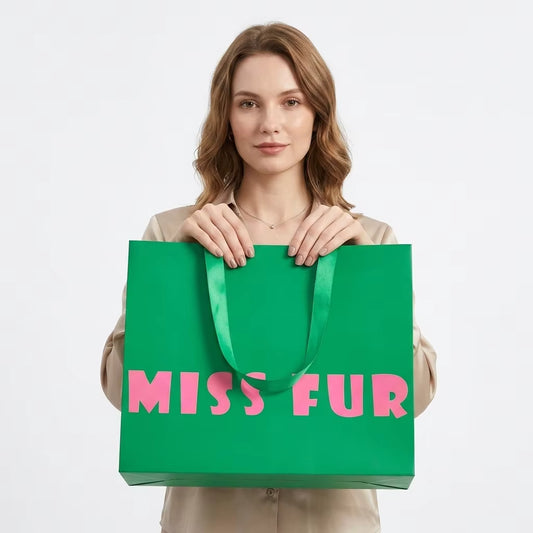 SBS White Cardboard Gift Bags, Premium Bleached Paper Shopping Bags with Silk Ribbon Handles for Luxury Brand